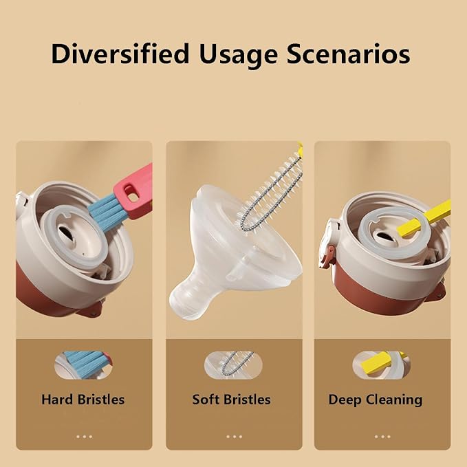 3 in 1 Cup Lid Cleaning Brush - Image 5