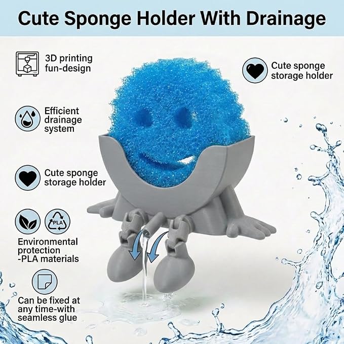 Creative Hanging Sponge Holder - Image 2