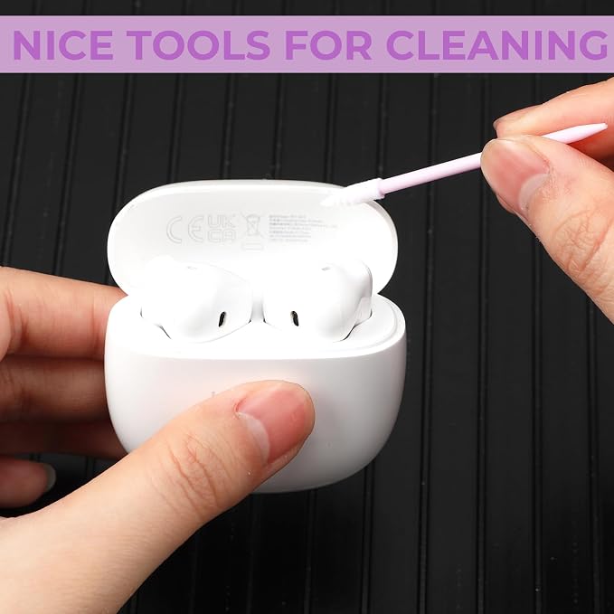 Chinco 200 Pieces Cleaning Swab Sticks Sponge Foam Tip Swabs - Image 7