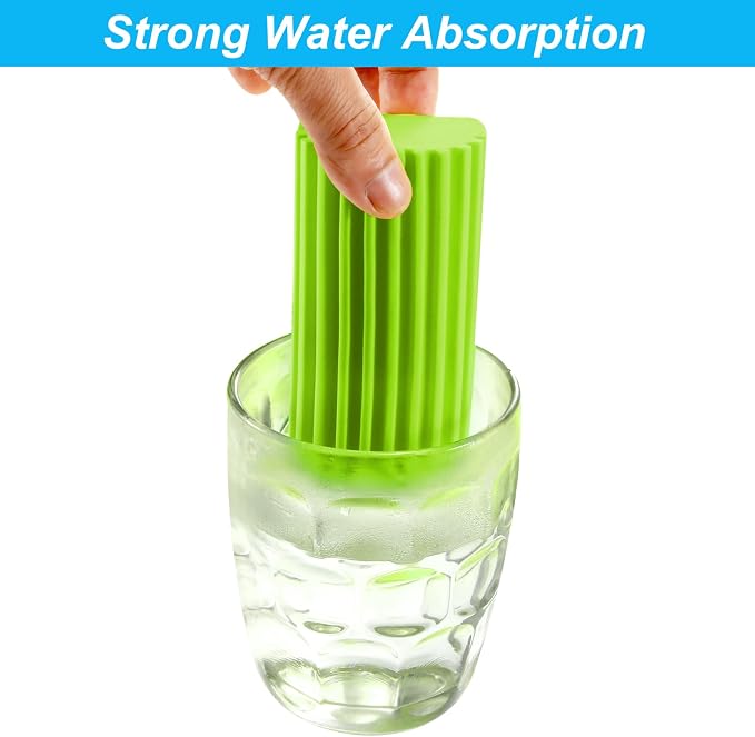 4-Pack Damp Cleaning Sponge Brush Set - Image 4