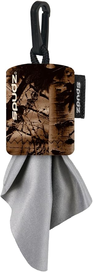 SPUDZ Ultra Microfiber Lens Cleaner – Closable Pouch, Washable – by ALPINEINNOVATIONS