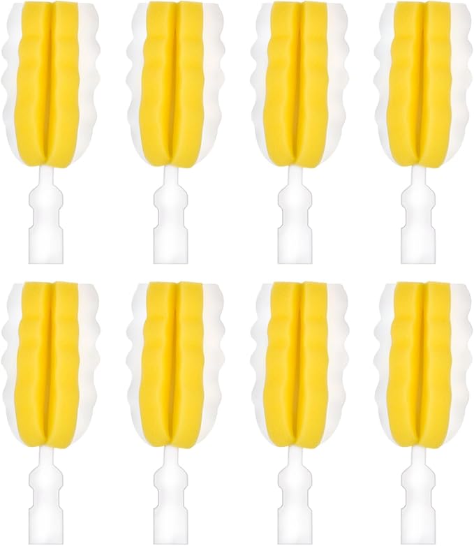 8PCS Bottle Brush Replacement Sponge Heads Environmental Protection Cup Cleaner by INVODA