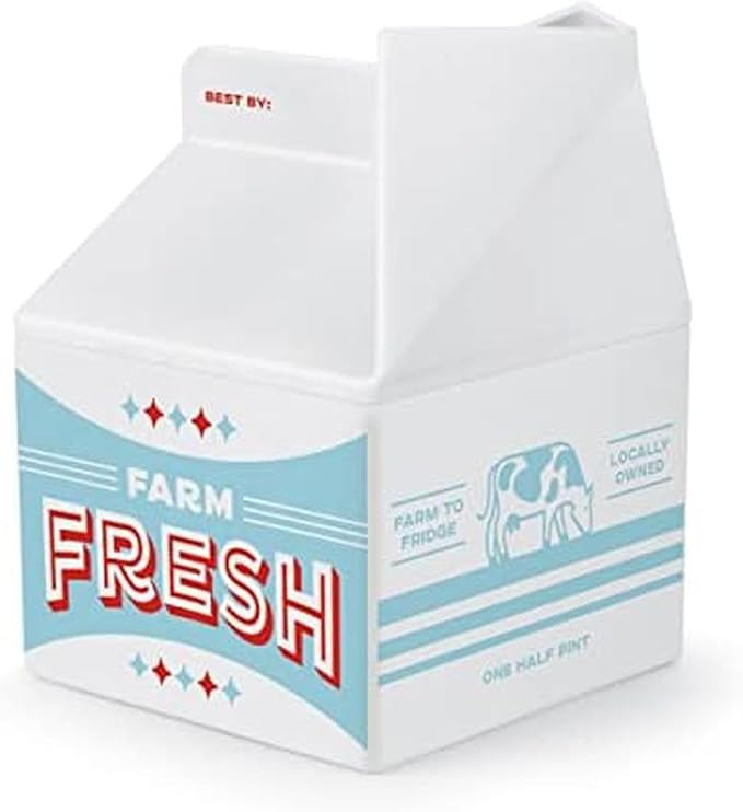 Genuine Fred FRESH PINT, Milk Carton Fridge Deodorizer by GenuineFred