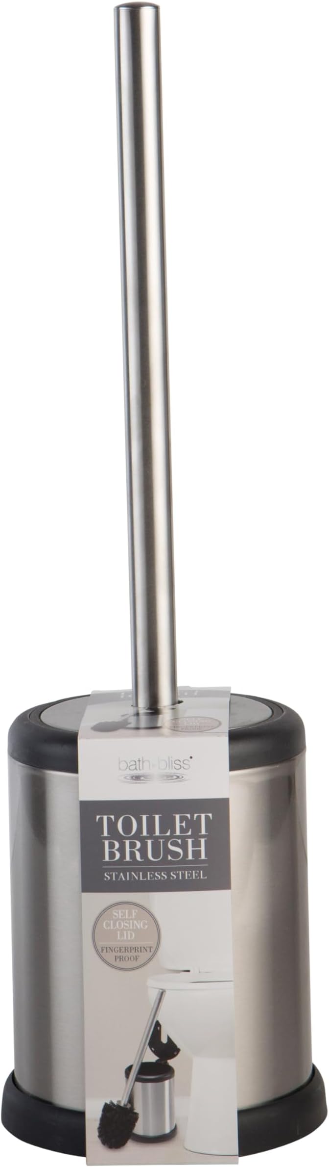 Bath Bliss Toilet Brush and Holder | Self Closing Lid | 360 Degree Brush Head | - Image 6