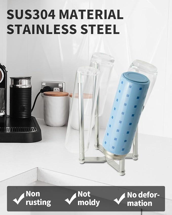 Drying Rack, Stainless Steel Kitchen Stand Holder - Image 4