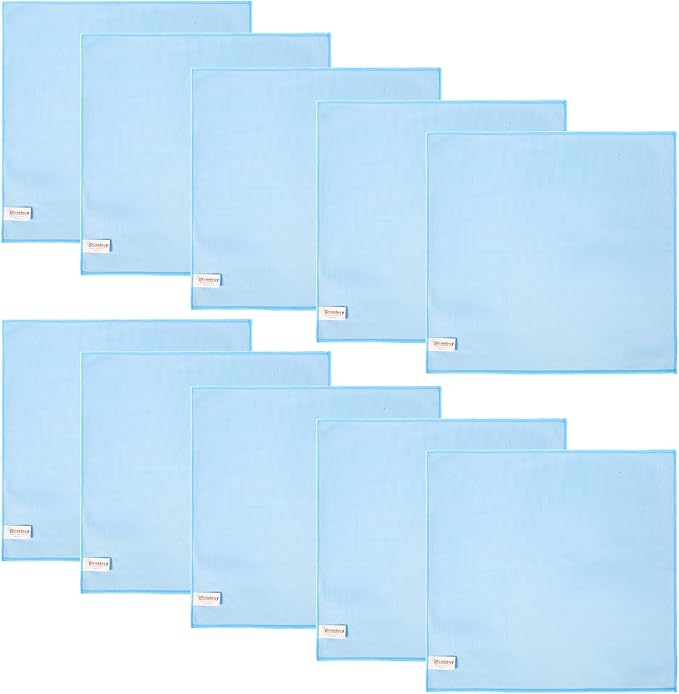 iDeaology 10 Pack XL Streak Free Premium Microfiber Glass Cleaning Cloth - Image 7