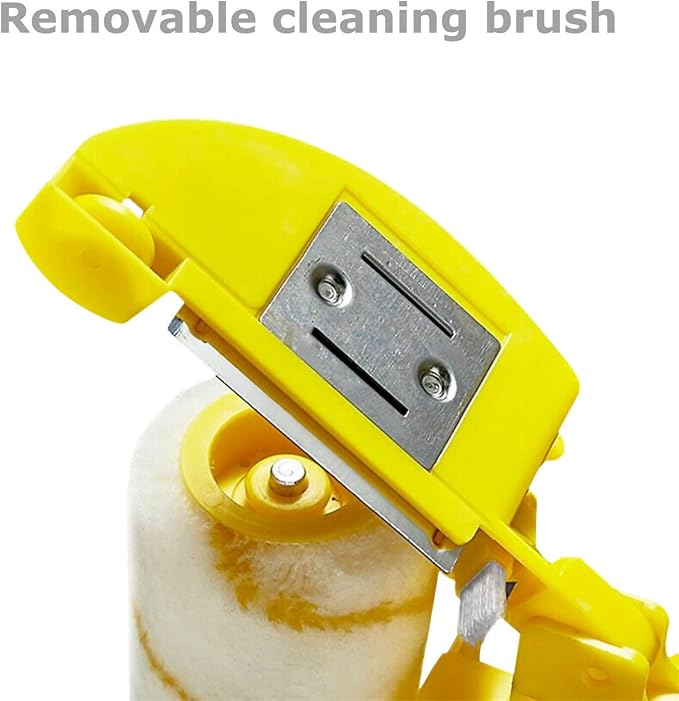 Paint Roller Brush, Removable Cleaning Brush Safe Portable Tool - Image 6