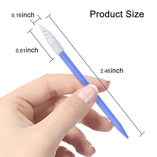 Wellgler's 200pcs Foam Cleaning Swabs，for Electronic, Gun Cleaning or Clean - Image 3
