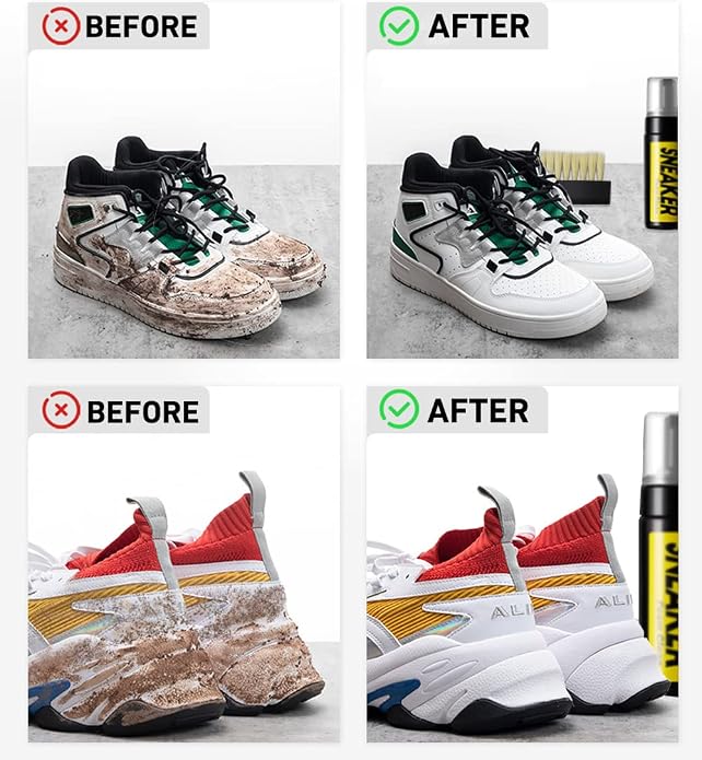 COZGO Shoe Cleaner Kit for Sneaker, Water-Free Foam Sneaker Cleaner 5.3Oz - Image 6