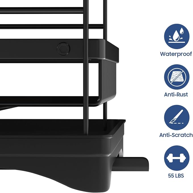 2-Tier Large Dish Drying Rack for Kitchen Counter - Image 4