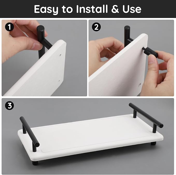 Segbeauty 12x6 Sink Caddy, Large Bathroom Tray Stone Drying Mat - Image 4