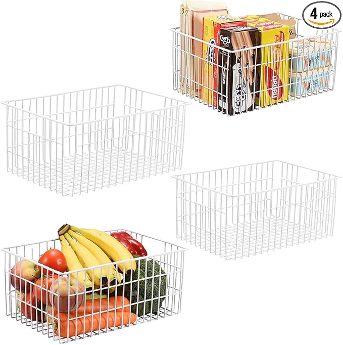 Orgneas Freezer Organizer Bins, Upright Freezer Basket Drawer Organizer Bins by Orgneas