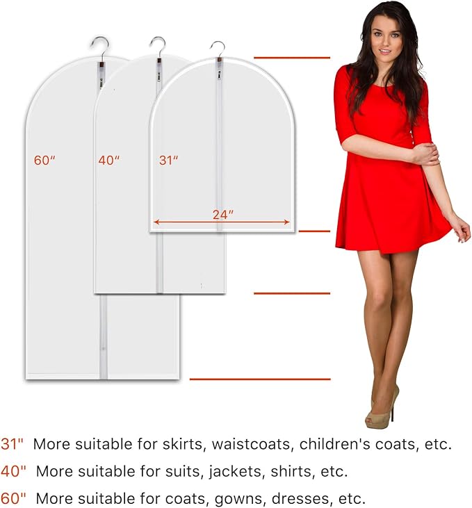 Hanging Garment Bags 7 Piece Set - Image 2