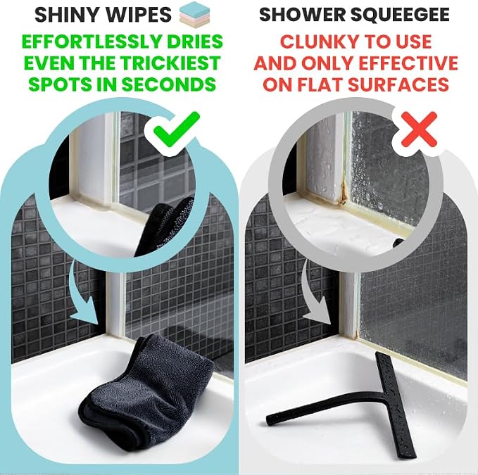 Shiny Wipes XL Drying Towel, The Original, Ultra Absorbent Twisted-Loop Design - Image 4