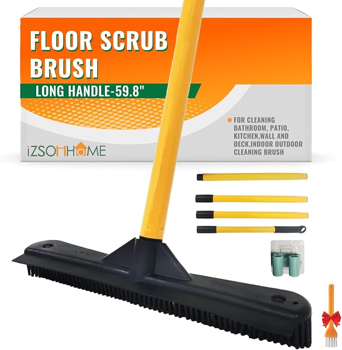 Push Broom, Pet Hair Removal Broom by iZSOHHOME
