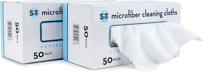 S&T INC. Microfiber Cleaning Cloths by STINC