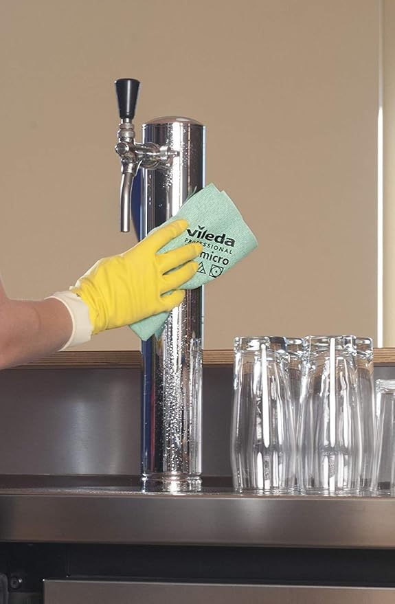 Vileda Professional | PVA Microfiber Green | All Purpose Cleaning Shammy | - Image 5
