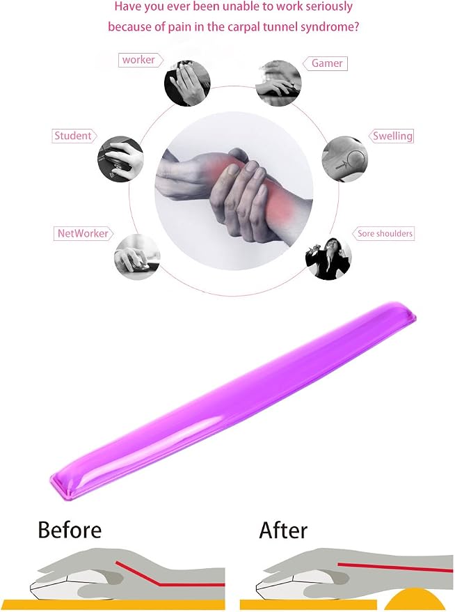 Silicone Gel Keyboard Wrist Rest Set Plus - Image 4