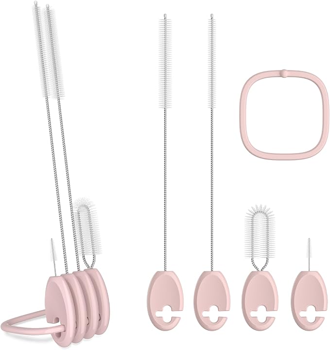 4in1 Straw Cleaner Brush Set, Standing Cleaning Brush Set Includes 7mm &10mm by se7en