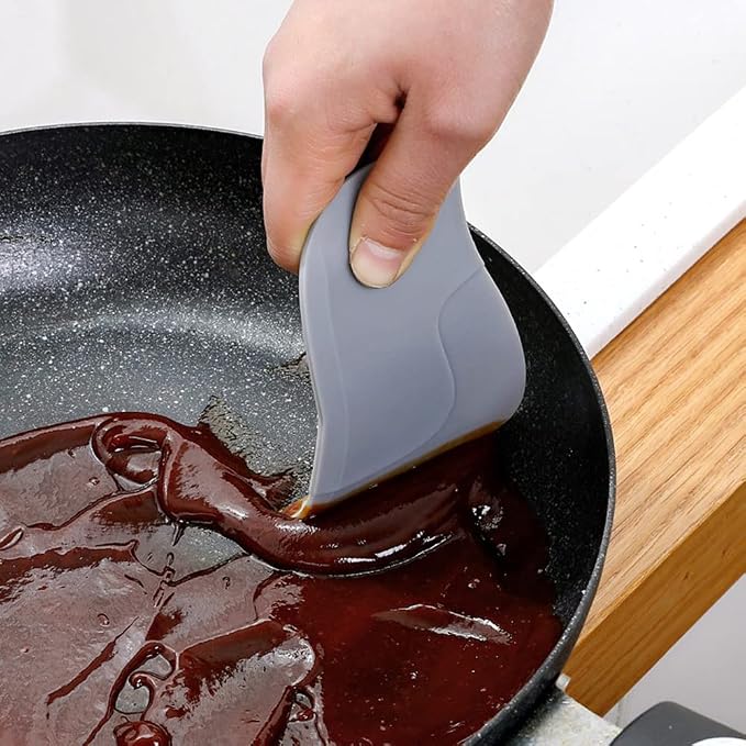 Pan Scraper Silicone Scraper, Penguin Shape Kitchen Cleaning Tool Pans Bowls - Image 6