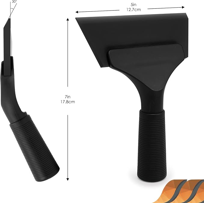 EHDIS Small Squeegee 5 inch Rubber Window Tint Windshield Scraper - Image 7