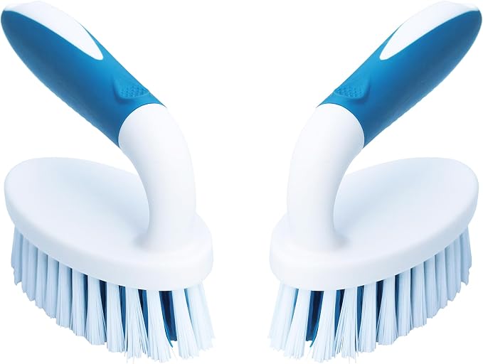 PHYEX Scrub Brush, 2 Pack Household Cleaning Brushes by PHYEX