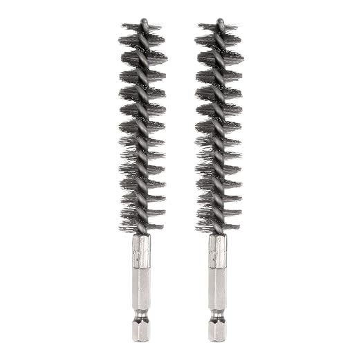 HARFINGTON 2pcs Stainless Steel Bore Brush 17mm Dia Cleaning Wire Brush by HARFINGTON