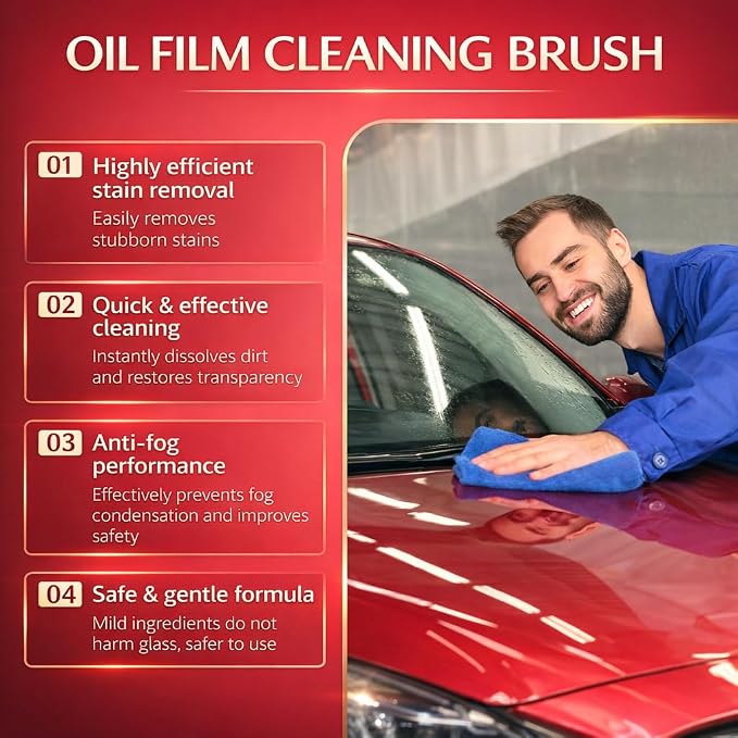 2 Pack Automotive Oil Film Cleaning Brush - Image 8