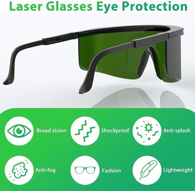 Laser Protection Glasses, IPL 200-2000nm Laser Eye Safety Goggles, - Image 3