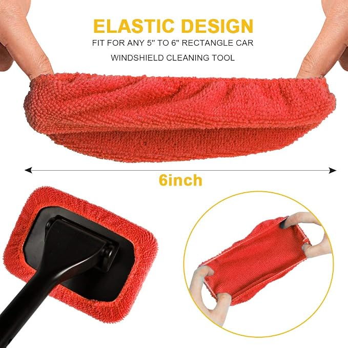 Car Care Microfiber Cloths for Windshield Cleaning Tool, Windshield Cleanner - Image 4
