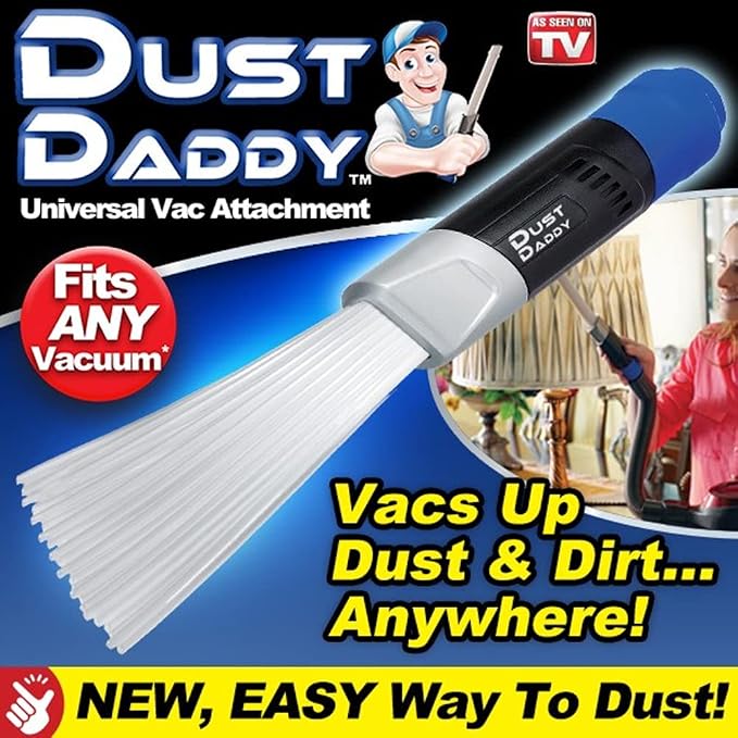 Ontel Dust Daddy | Universal Vacuum Cleaner Attachment | Dust and Dirt Remover - Image 3