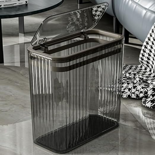 Transparent Trash Can, Bathroom Trash Cans - Image 3