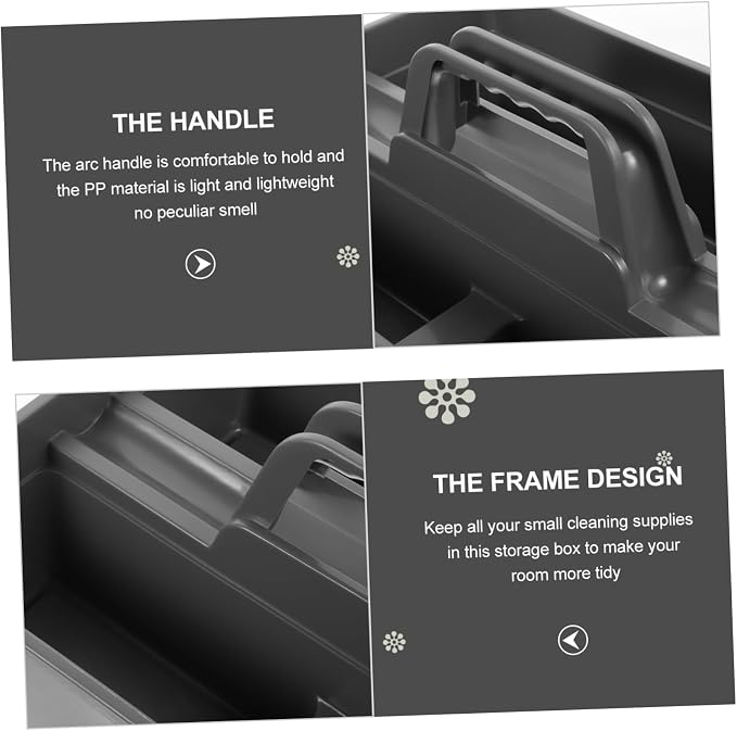 Portable Hand-held Cleaning Tool Organizer Sturdy Storage Box - Image 5
