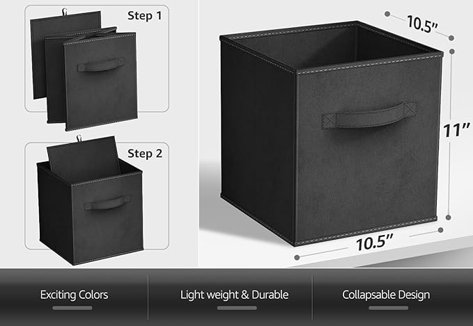 Sorbus Fabric Storage Cubes - Image 5