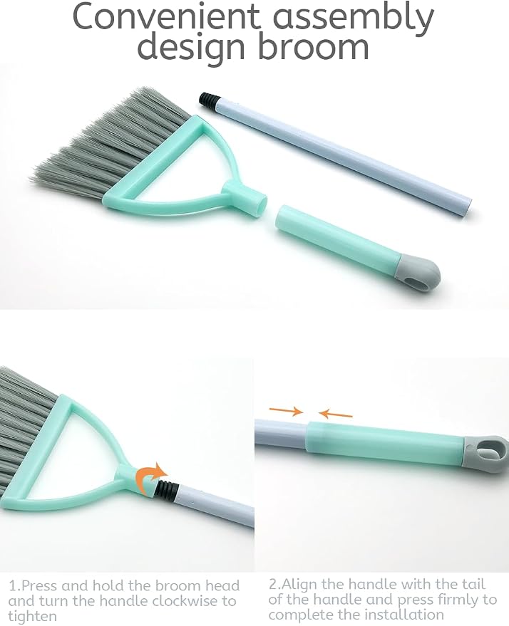 Small Broom and Dustpan Set, Household Mini Broom and Dustpan Set, Mini Broom - Image 5