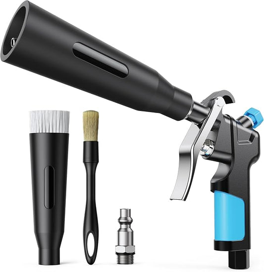 Tornado Air Cleaning Gun, Upgraded High Pressure Dryer Air Blow Gun Adjustable by Zhevebaga