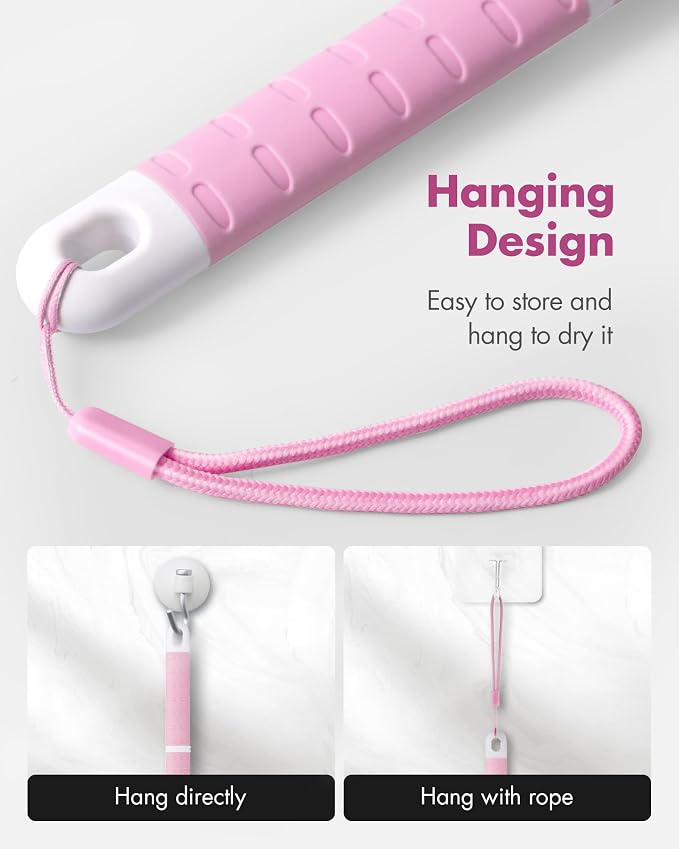 Back Scrubber Body Shower Brush: Anti Slip Long Handle Bath Brush - Image 7