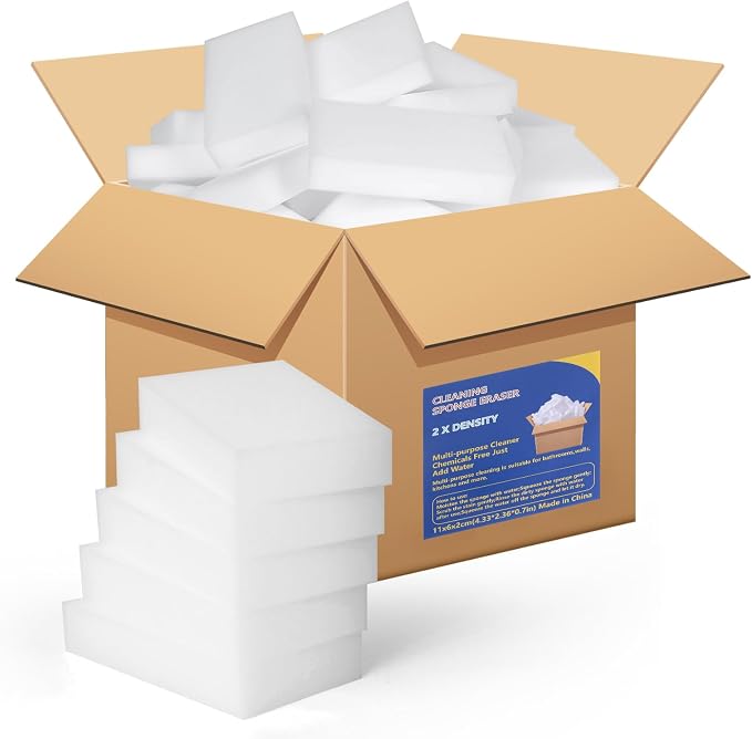 Magic Cleaning Eraser Sponges, 50 Pack Melamine Foam Pads by Unknown