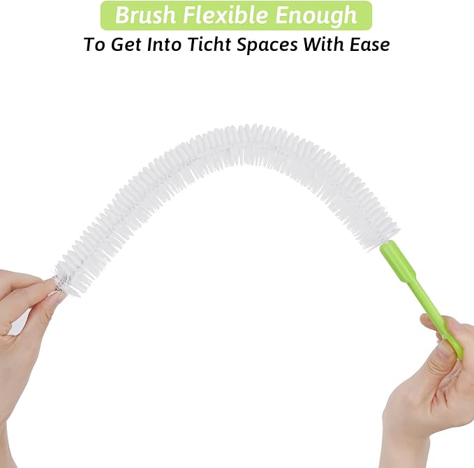 Sewer Drain Brush, Drain Clog Remover, 17inch Flexible Long Pipe Hair Clogs - Image 2