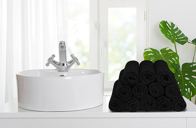 Softolle 100% Cotton Washcloths 24 Pack Soft, Highly Absorbent Washcloth - Image 3