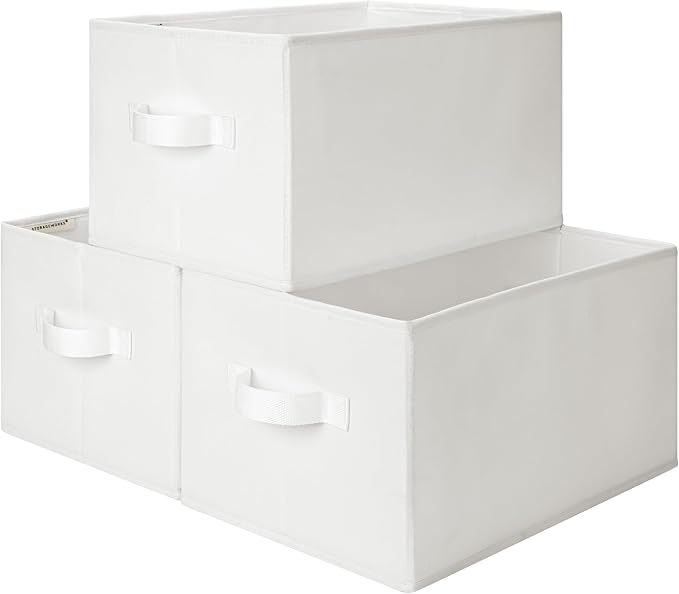 StorageWorks Storage Baskets for Shelves, Foldable Fabric Closet Storage Bins - Image 8