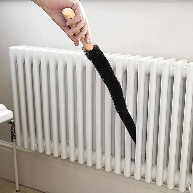 Radiator Cleaner Brush For Home Use, Bendable Long Thin Duster - Image 2