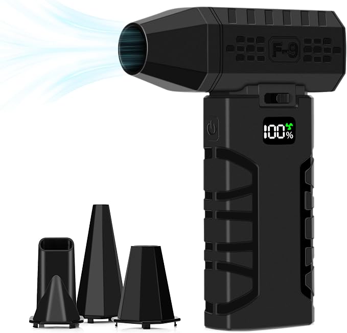 Compressed Air Duster, Car & Home Cleaning, Adjustable Airflow Mini Blower by Unknown