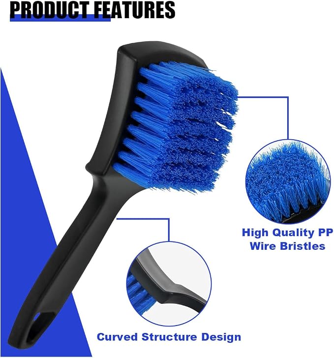 8.3×2.5 Inch Carpet Cleaning Brush, Scrub Brush - Image 4