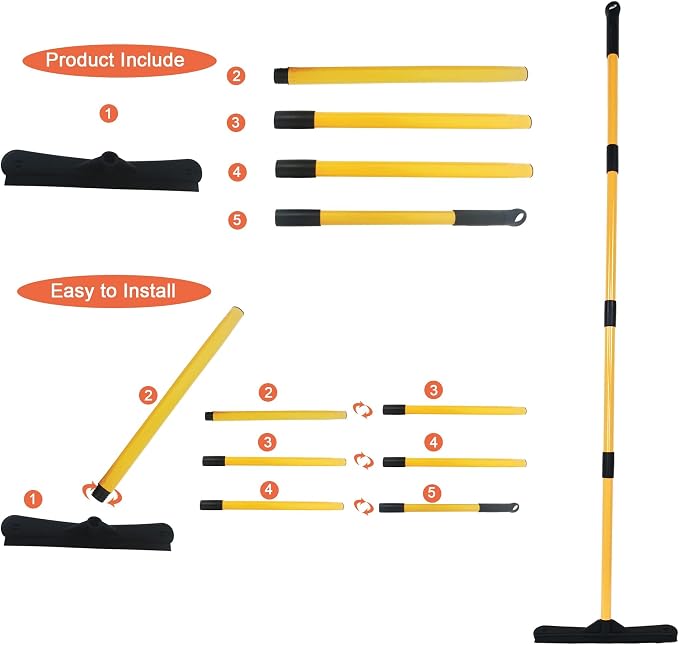 Push Broom, Pet Hair Removal Broom - Image 3