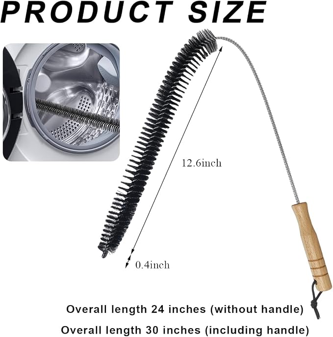 Radiator Cleaner Brush, 30 Inches Flexible Radiator Duster Cleaning Brush - Image 2
