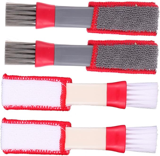 4pcs Car Air Vent Cleaning Brushes Dual-Head Dust Dusters by Unknown