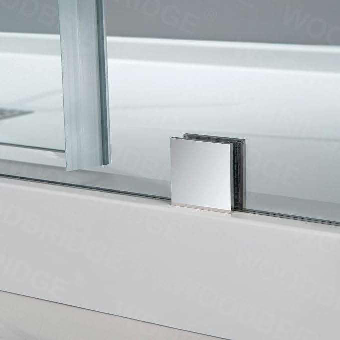 WOODBRIDGE MBSDC6062-C Frameless Sliding Glass Tub Door | 56"-60"W x 62"H | - Image 14
