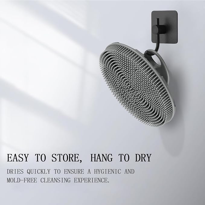 INNERNEED Food-Grade Soft Silicone Body Scrubber Shower Brush Handheld - Image 5