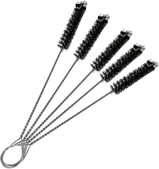SnowTree - 5 Pack Fan Tip Nylon Bristle Cleaning Brush by SnowTree